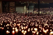 Procissão das velas, Papa, Fátima, peregrimos, fiéis 