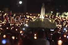 Procissão das velas, Papa, Fátima, peregrimos, fiéis 