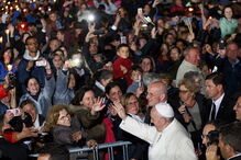 Procissão das velas, Papa, Fátima, peregrimos, fiéis 