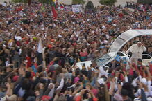 papa, despedida, papamóvel