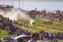 Quentin Gilbert sofreu aparatoso acidente no Rali de Portugal