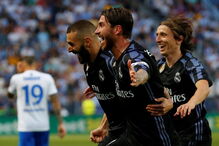 A festa dos jogadores do Real Madrid