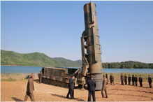 Míssil norte-coreano revela fotografias da Terra