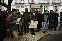 Imagem de manifestação de professores