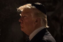 Donald Trump em visita a Israel