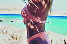 Kátia Aveiro sensual no Egito