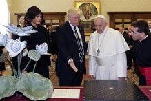 Papa Francisco recebeu Donald Trump no Vaticano