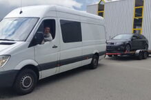 Carrinha, França, Acidente