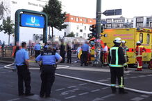 Berlim, Bernauer Strasse, questões sociais, atropelamento, feridos