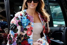 Melania Trump usa casaco que custa 46 mil euros