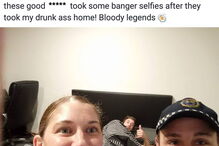 Reece Park foi surpreendido com selfies com polícias no telemóvel