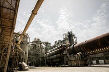 Fábrica da Secil no Outão, em Setúbal