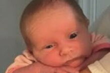 Bebé foi deixada com os três cães da família