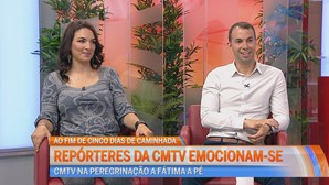 Repórteres da CMTV emocionam-se ao chegar a Fátima