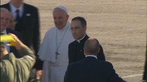 Papa Francisco chega ao Estádio Municipal de Fátima 
