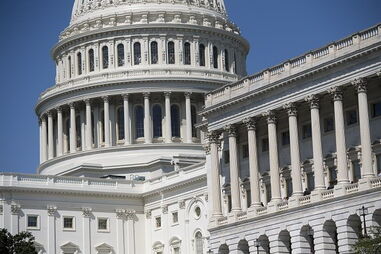 O Capitólio dos EUA, onde se reúne o Congresso norte-americano