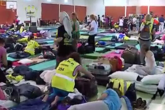 Peregrinos de Paredes pernoitam em Coimbra