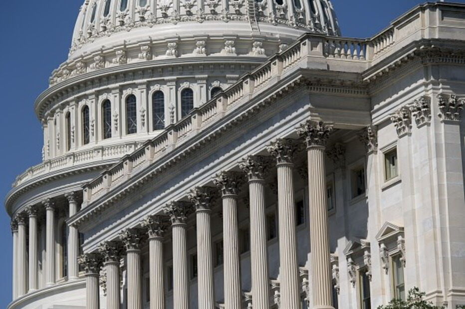 O Capitólio dos EUA, onde se reúne o Congresso norte-americano