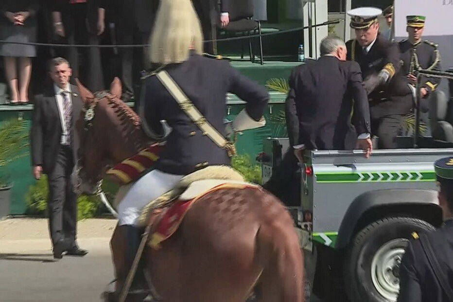 Marcelo quase caiu de veículo da GNR