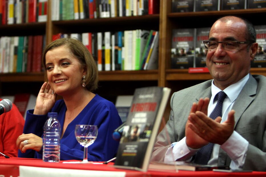 Livro ‘O fugitivo’, da autoria da jornalista Tânia Laranjo, foi apresentado ontem pelo diretor do CM, Octávio Ribeiro