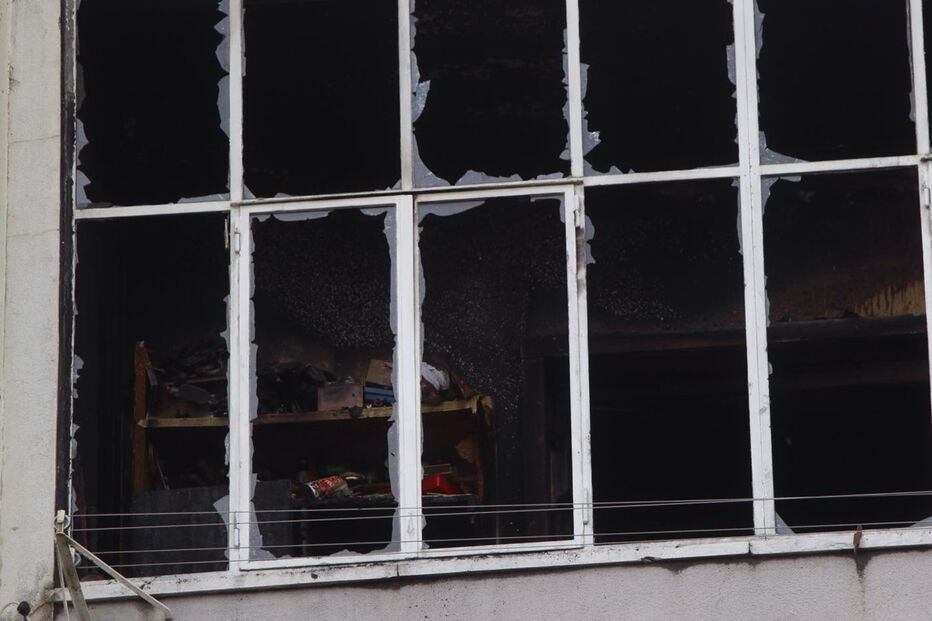 Incêndio, prédio, Moscavide