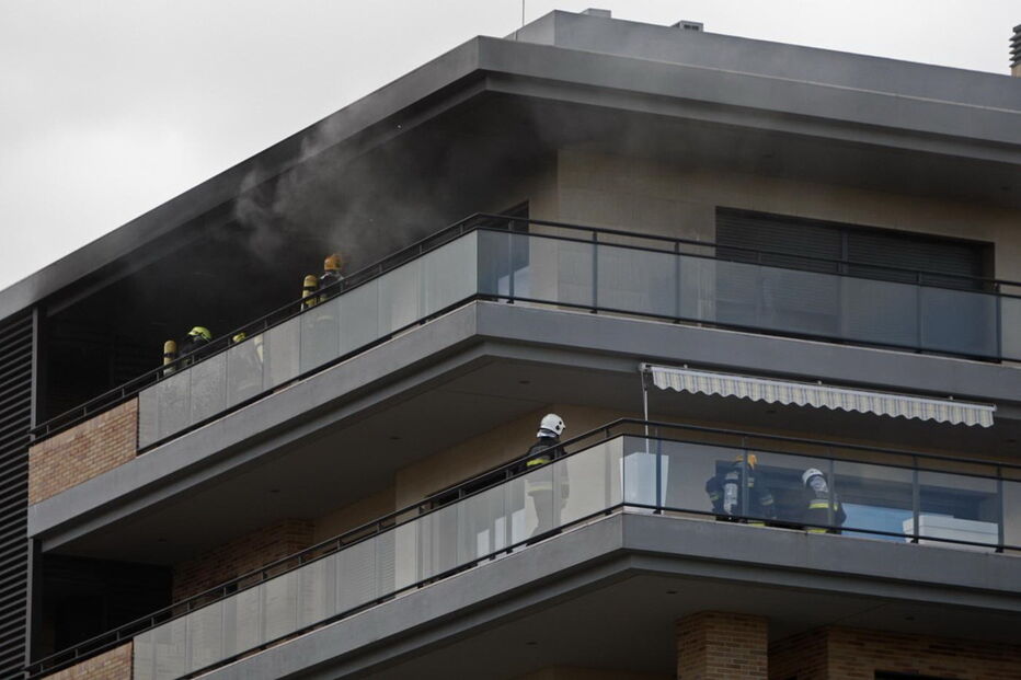 Incêndio, prédio, Moscavide