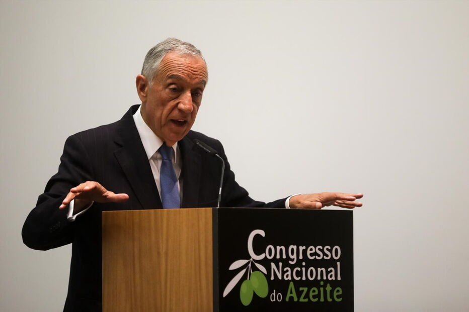 Marcelo Rebelo de Sousa, Marine Le Pen, Emmanuel Macron, debate, Feira Nacional de Olivicultura, política, eleições, partidos e movimentos