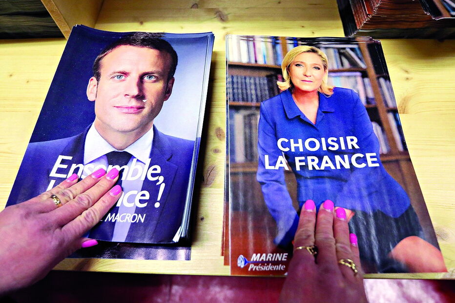 No debate as sondagens deram a vitória a Macron 