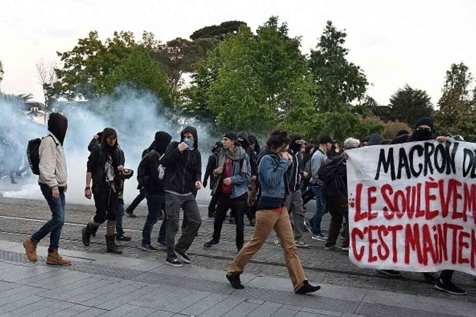 Protestos em Nantes obrigaram a polícia francesa a usar gás lacrimogéneo