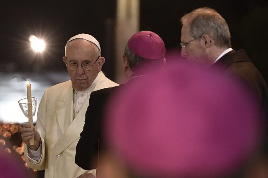 Procissão das velas, Papa, Fátima, peregrimos, fiéis 