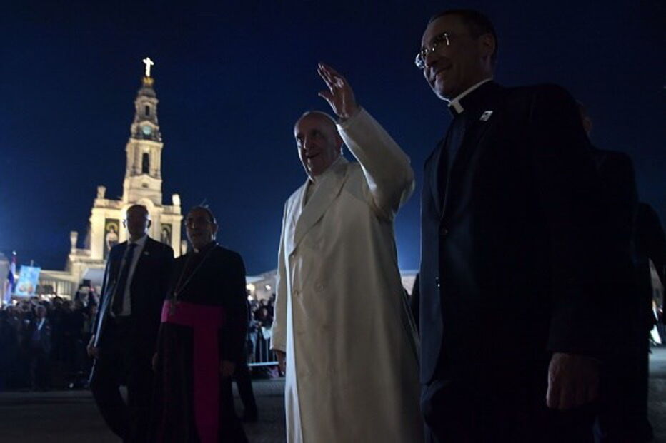Procissão das velas, Papa, Fátima, peregrimos, fiéis 