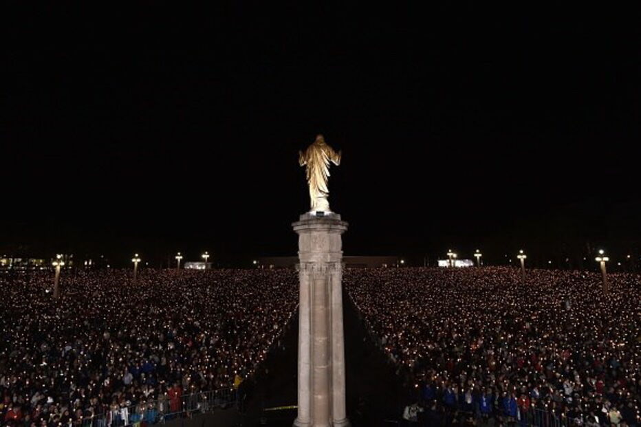 Procissão das velas, Papa, Fátima, peregrimos, fiéis 