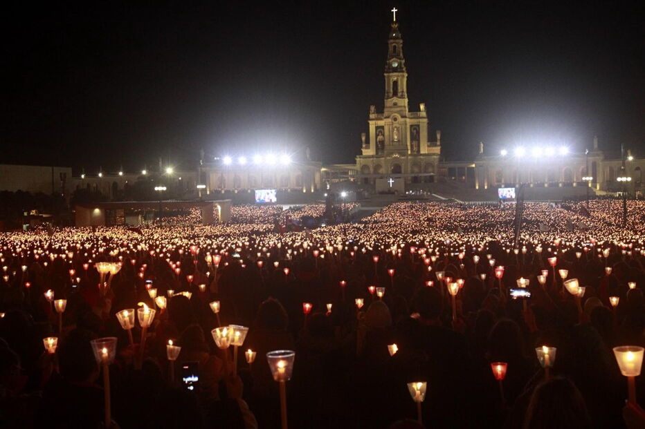 Procissão das velas, Papa, Fátima, peregrimos, fiéis 