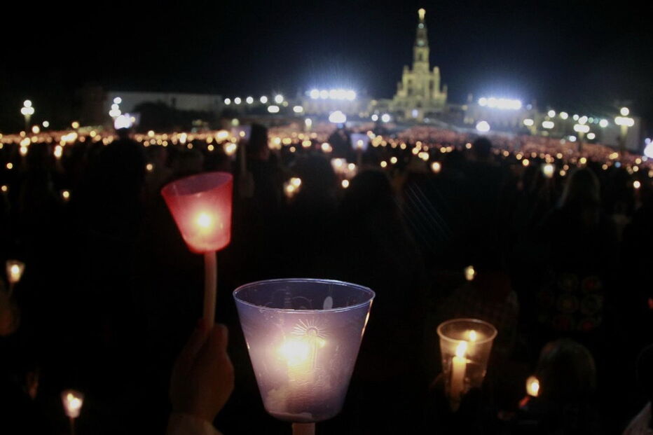 Procissão das velas, Papa, Fátima, peregrimos, fiéis 