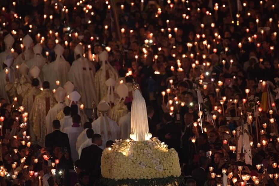 Procissão das velas, Papa, Fátima, peregrimos, fiéis 