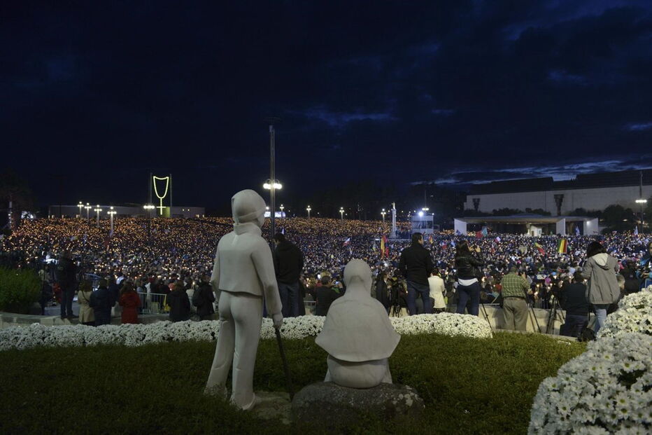 Procissão das velas, Papa, Fátima, peregrimos, fiéis 