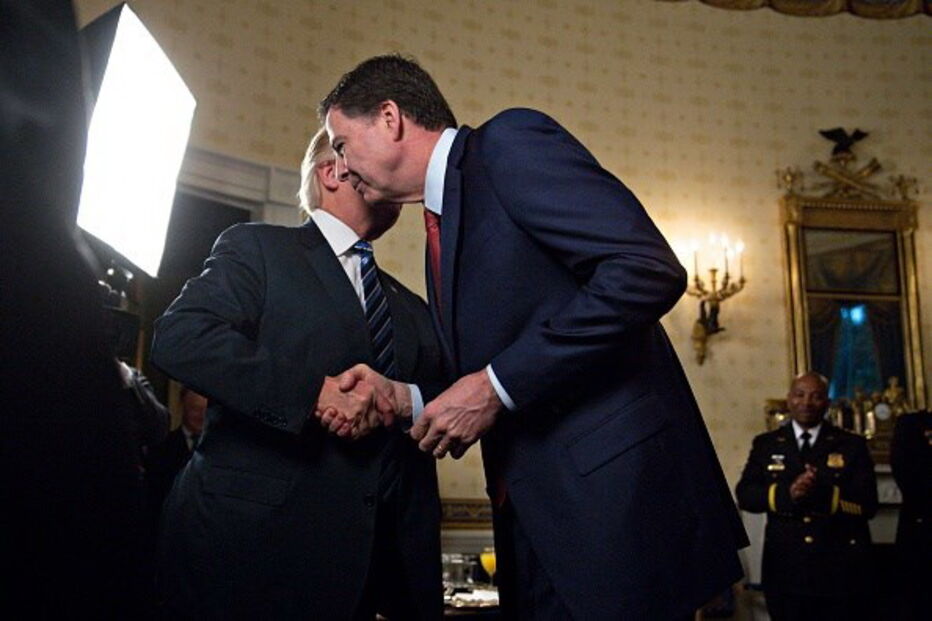 Donald Trump e James Comey