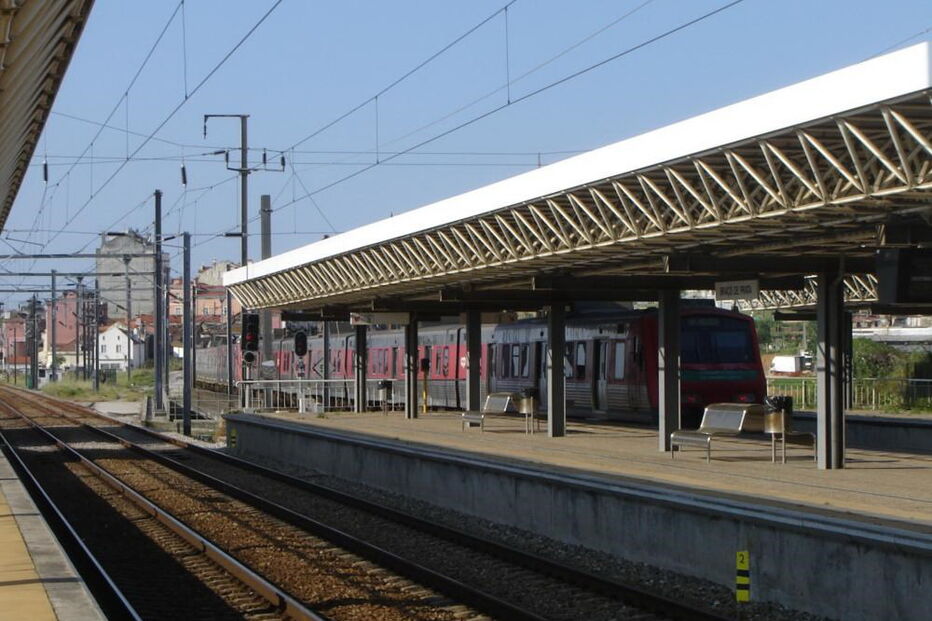 A estação de comboios de Braço de Prata, em Lisboa