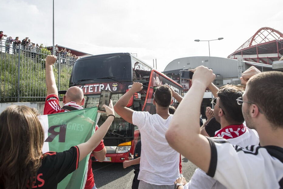 Benfica, águias, futebol, desporto, tetracampeõs, homenagem