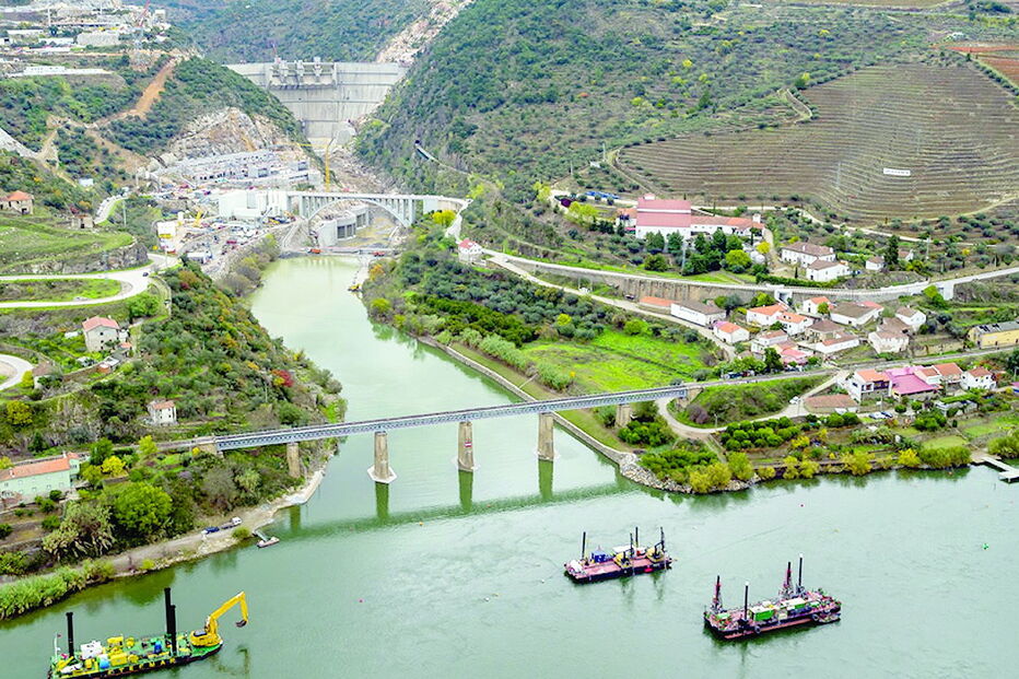 Barragem deverá estar concluída no próximo mês de agosto, nas zonas ribeirinhas dos concelhos de Alijó e Murça