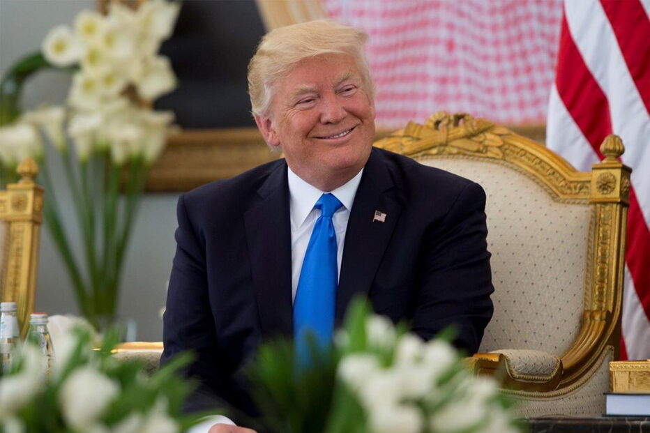 Trump, Melania, Arábia Saudita, chegada, presidente, Estados Unidos da América