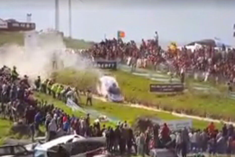  Quentin Gilbert sofreu aparatoso acidente no Rali de Portugal