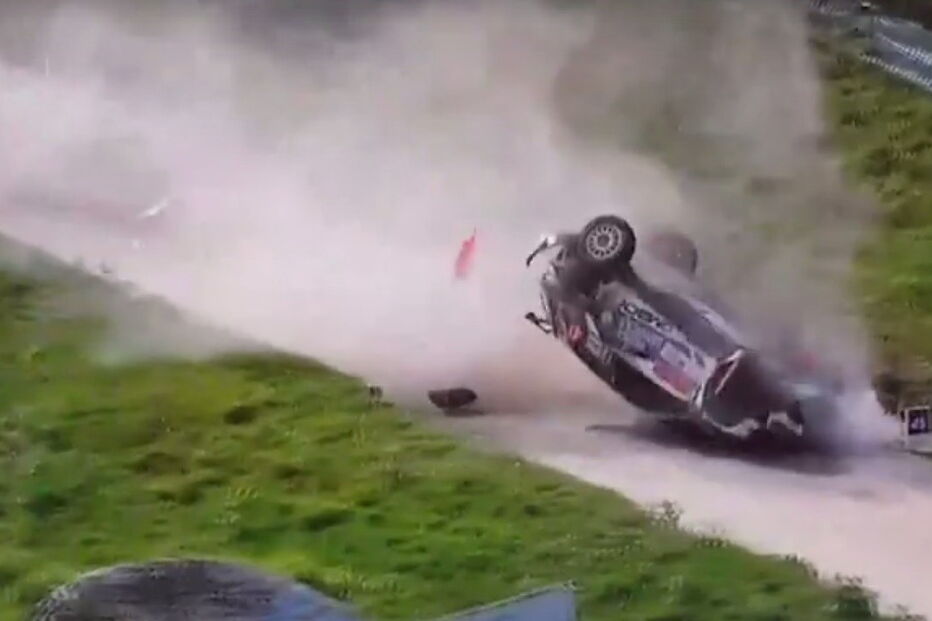  Quentin Gilbert sofreu aparatoso acidente no Rali de Portugal