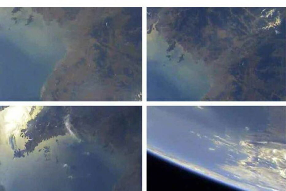 Míssil norte-coreano revela fotografias da Terra