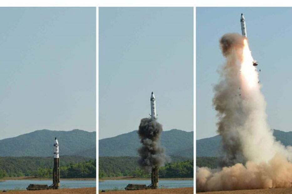 Míssil norte-coreano revela fotografias da Terra