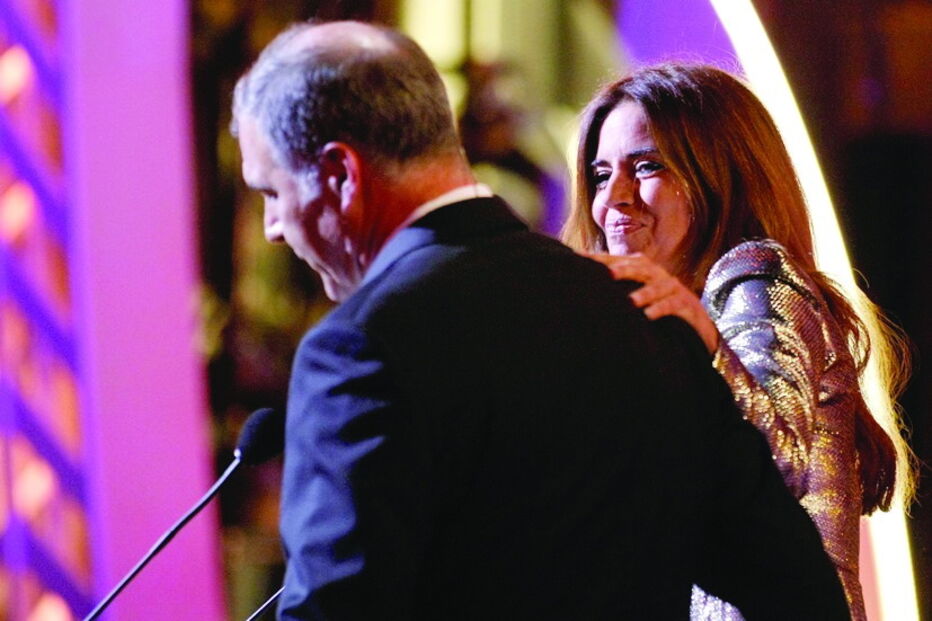 Bárbara Guimarães emocionada