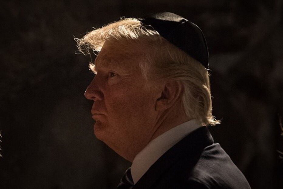 Donald Trump em visita a Israel