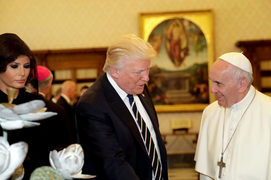 Papa Francisco recebeu Donald Trump no Vaticano