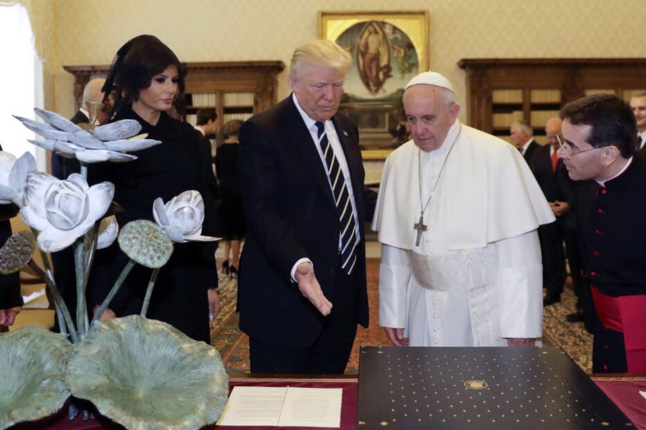 Papa Francisco recebeu Donald Trump no Vaticano