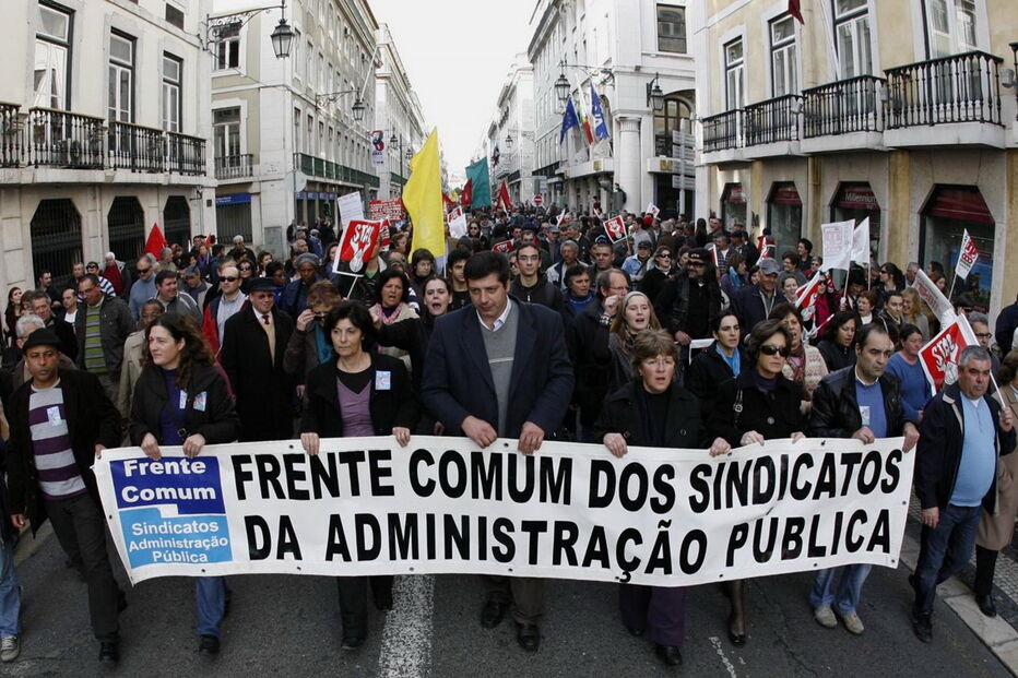 greve, função, pública, protestos, ana avoila, manifestação